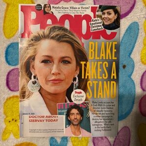 People Magazine - Blake Takes a Stand Cover Jan 2025